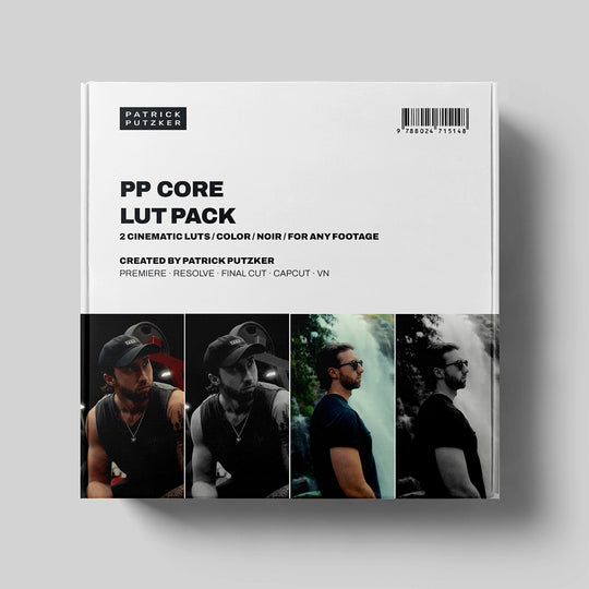 PP Core LUT Pack - cinematic LUTs for video editors by Patrick Putzker